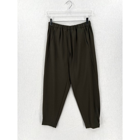 Aritzia Pants - ARITZIA BABATON Dexter Pants Womens Medium Green High rise Pull On Triacetate